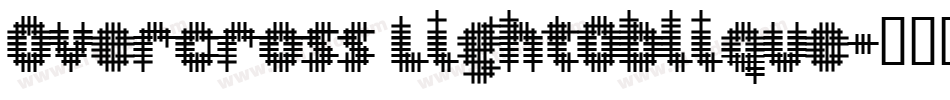 Overcross LightOblique字体转换